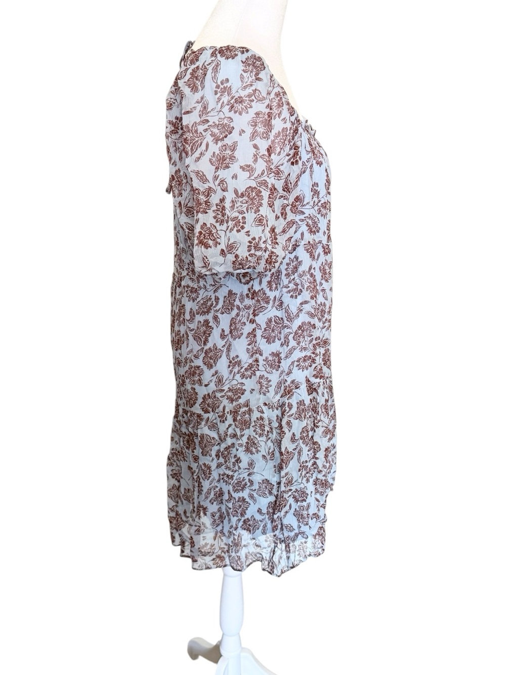 Madewell Puff-Sleeve Mini Dress in Floral - Picture 10 of 13
